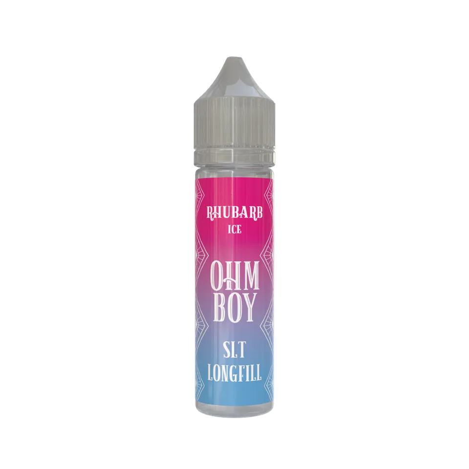 Ohm Boy SLT Rhubarb Ice Longfill 60ml Frucht Ice