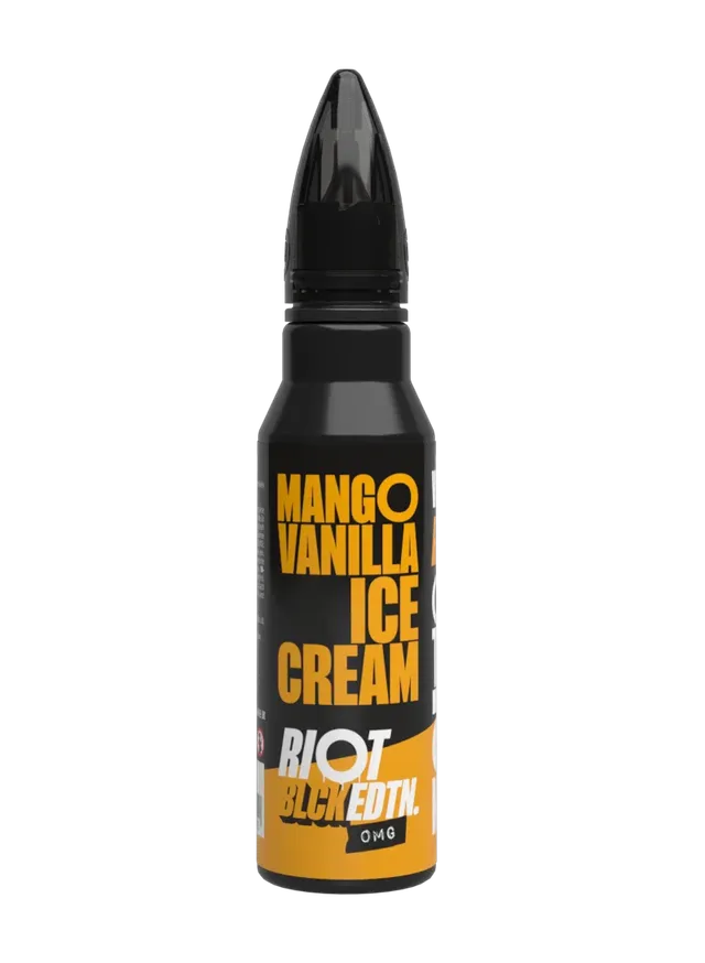 Riot Squad BLCK EDTN Mango Vanilla Ice Cream E-Liquid 2x50ml
