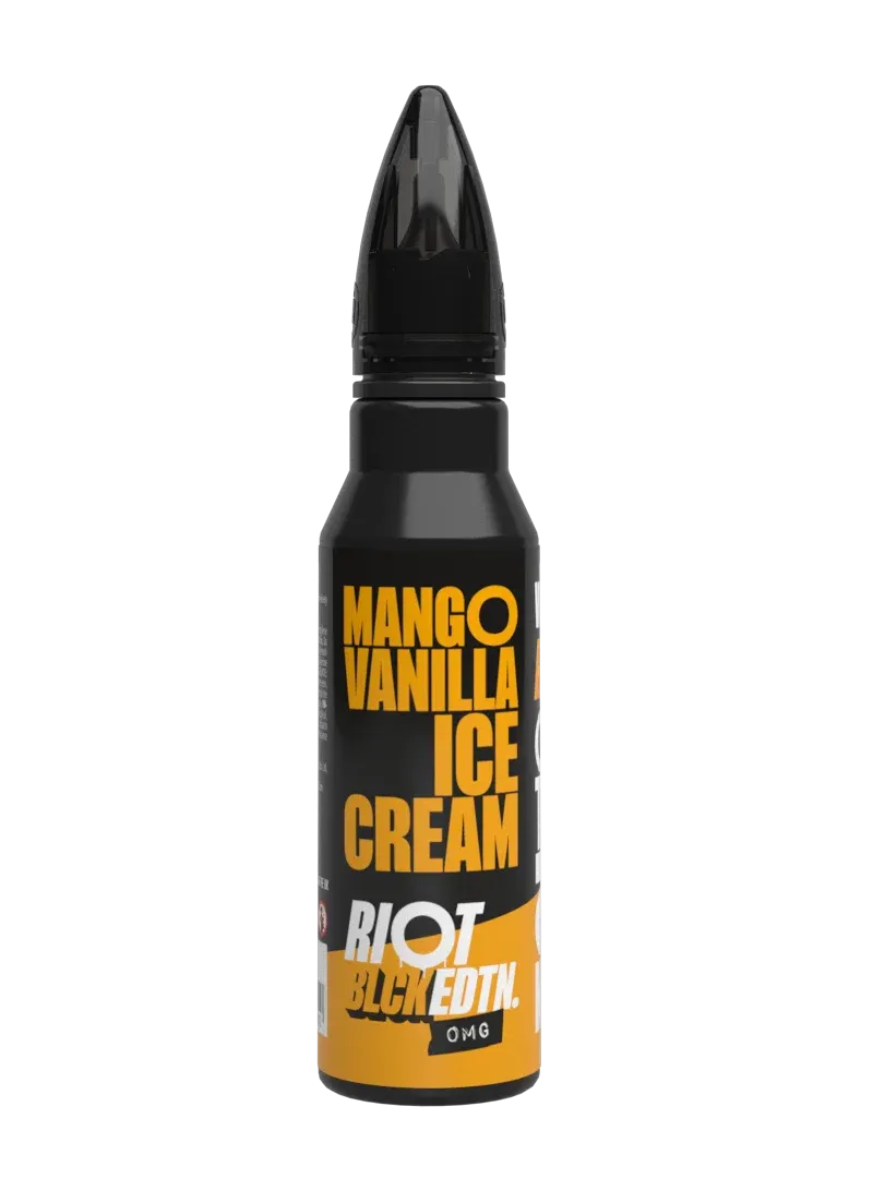 Riot Squad BLCK EDTN Mango Vanilla Ice Cream E-Liquid 2x50ml