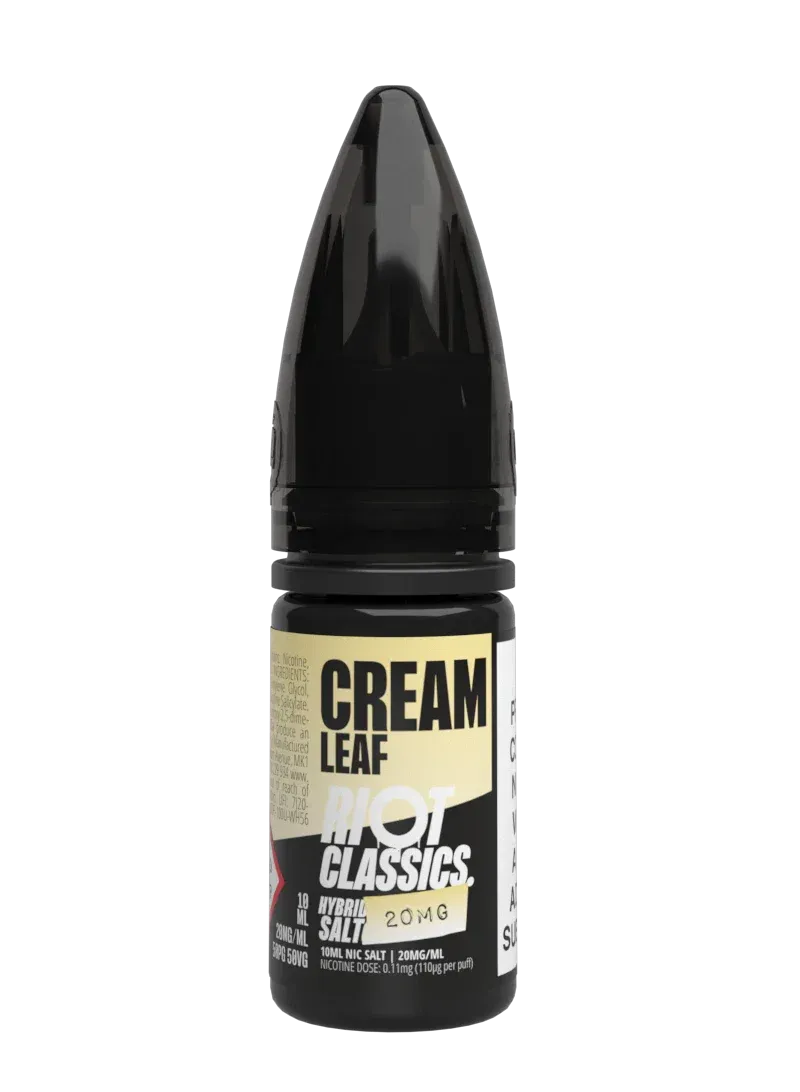 Riot Squad Classics Salt Cream Leaf Nikotinsalz Liquid 10ml 10mg Tabak