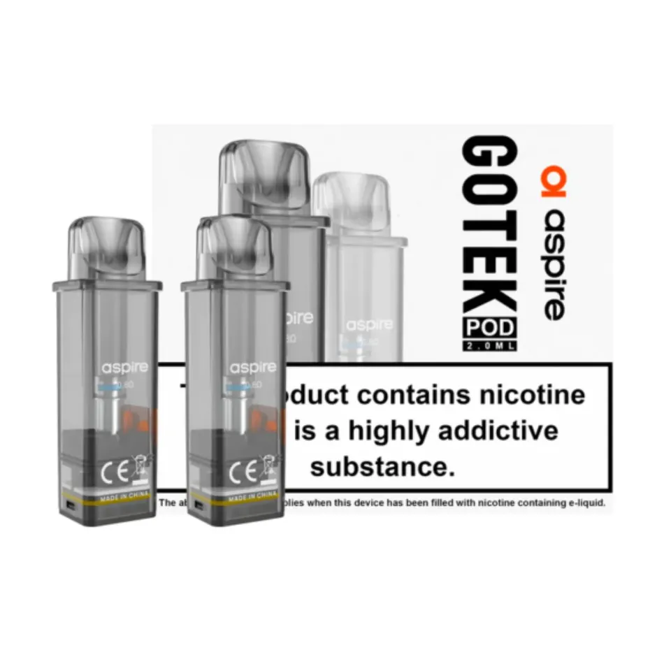 Aspire GoTek X 0,8 Ohm Pod 2er Pack 2ml MTL
