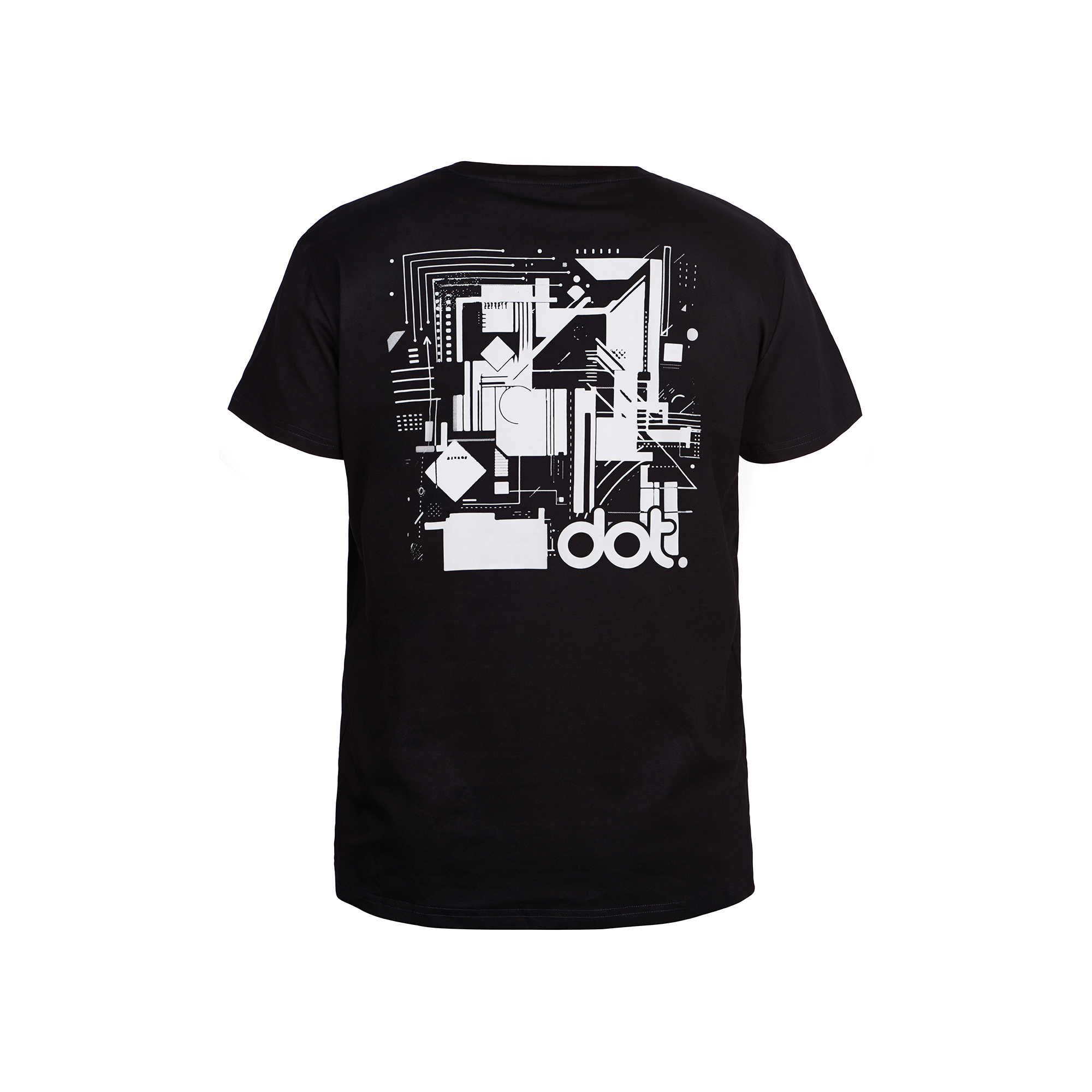 DotMod Dot. Abstract T-Shirt Baumwoll Shirt