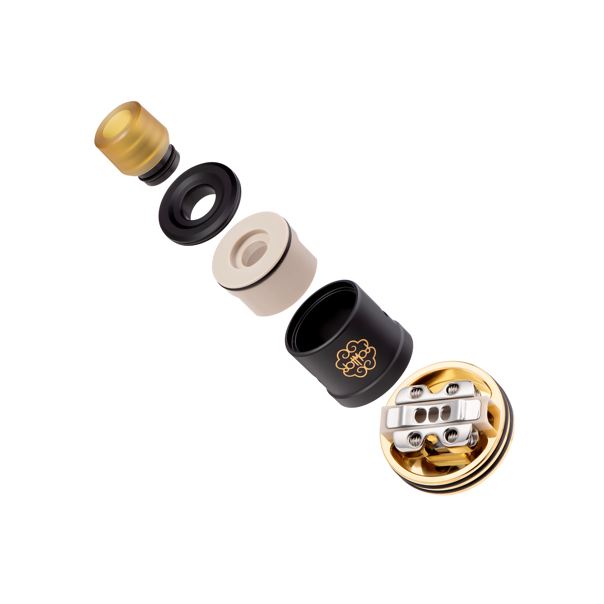 DotMod dotRDA X RDA Tröpfler Single Dual Coil Schwarz