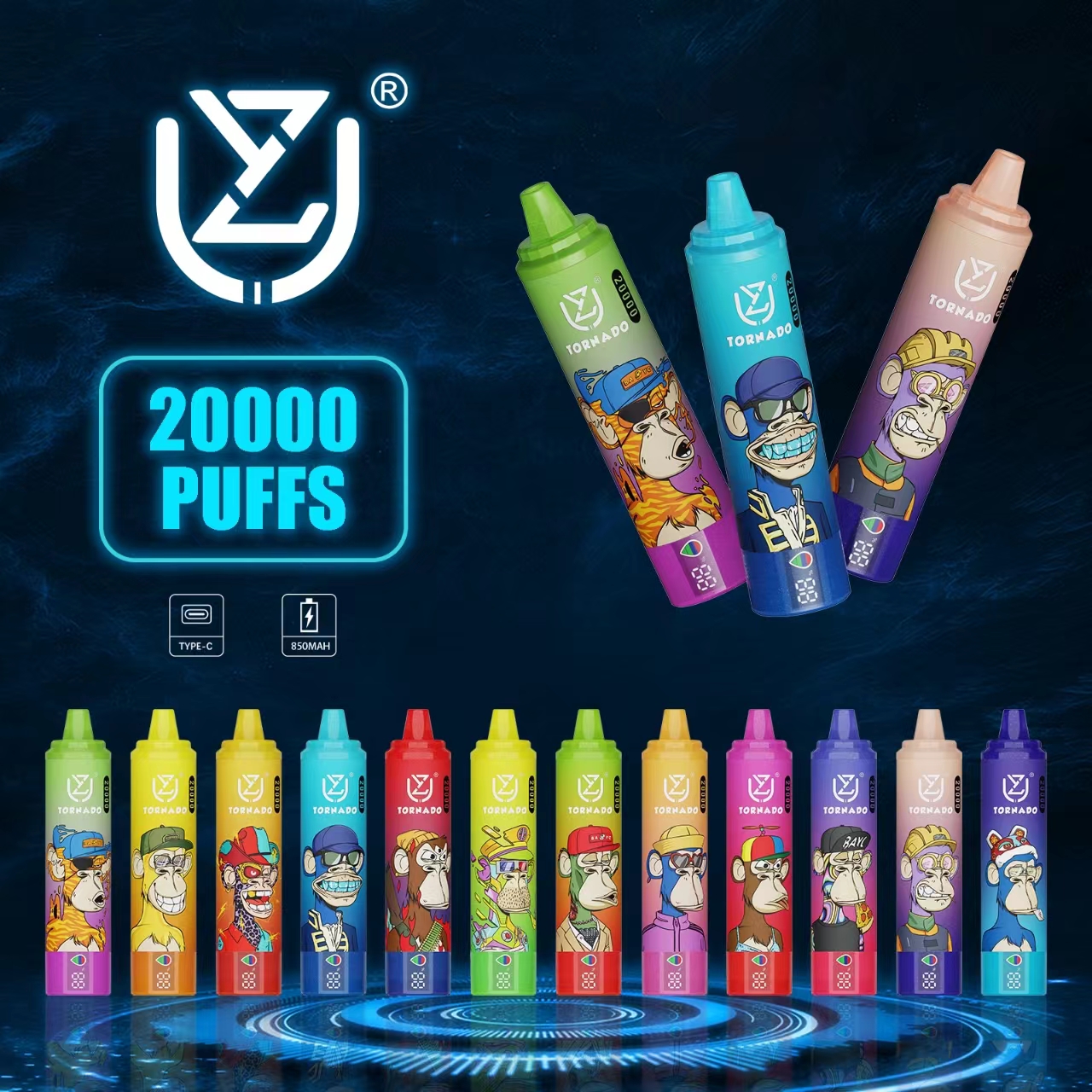 UZY Tornado 20000 Einweg E-Zigarette 28ml