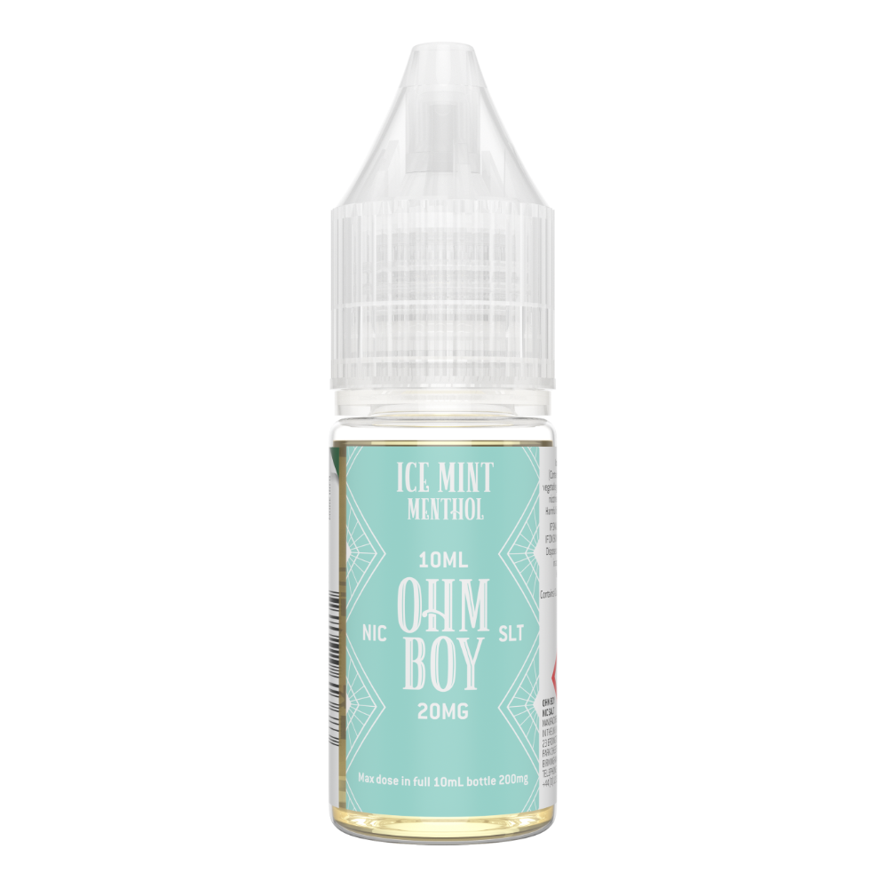 Ohm Boy SLT Ice Mint Menthol Liquid 10mg 10ml