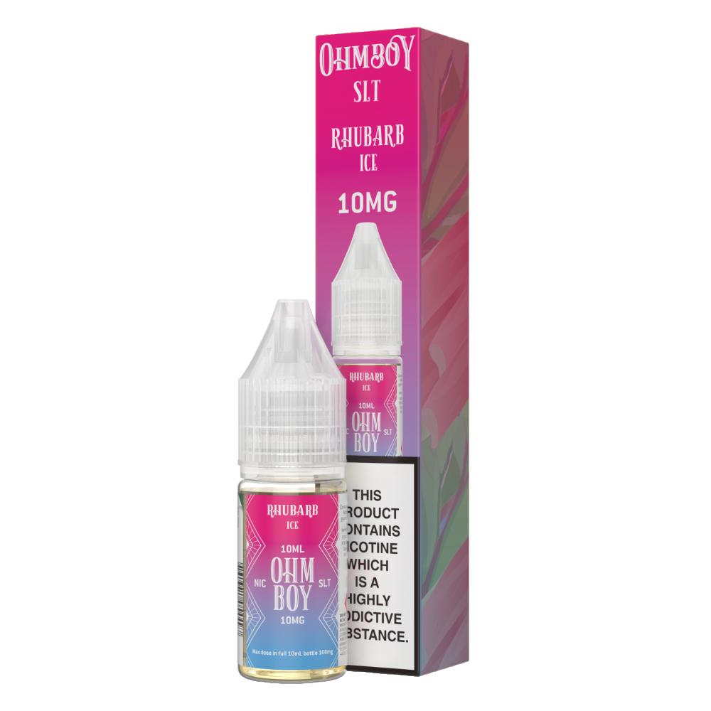 Ohm Boy SLT Rhubarb Ice Nikotinsalz Liquid 10ml 10mg