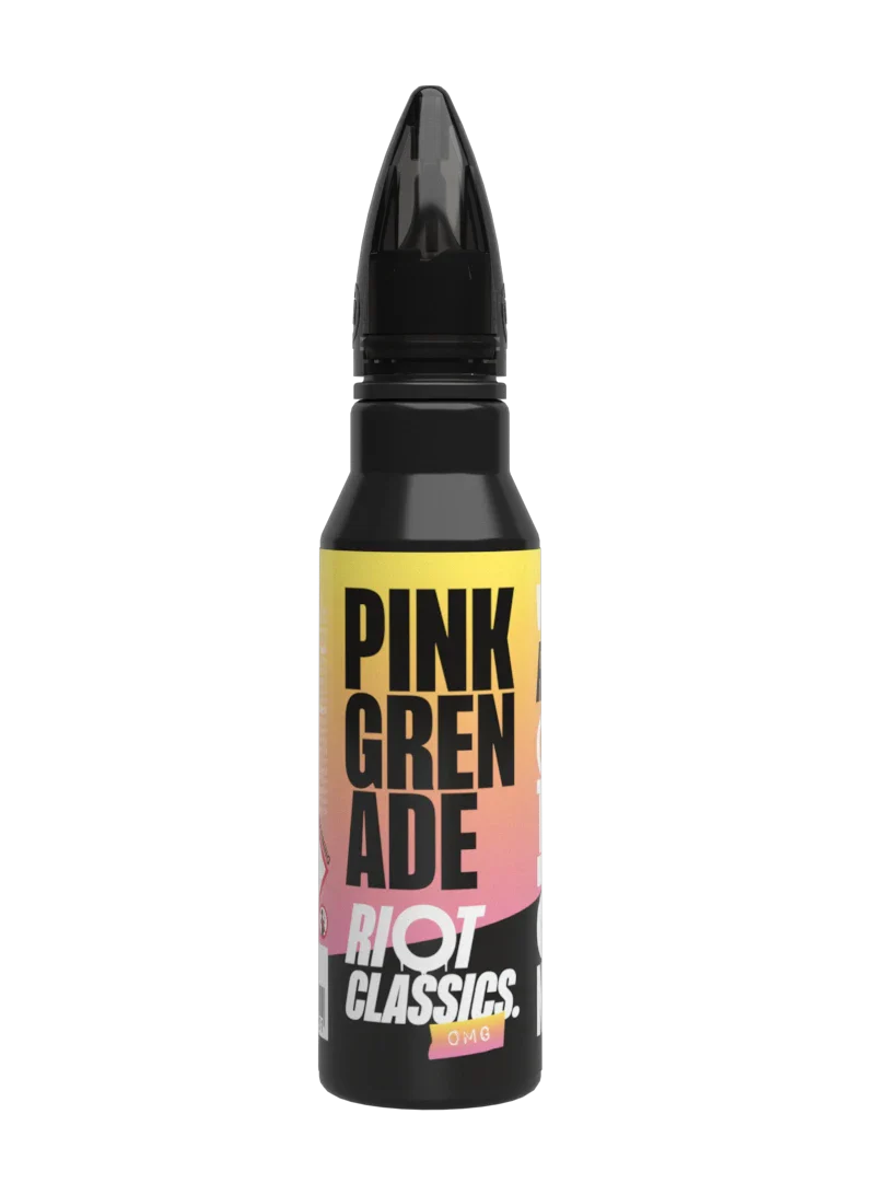 Riot Squad Classics Pink Grenade Shortfill Liquid 50ml 70VG