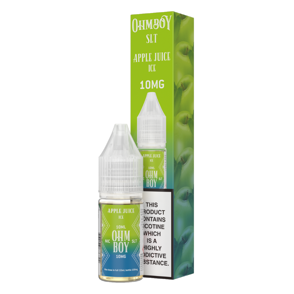 Ohm Boy SLT Apple Juice Ice Liquid 10mg 10ml