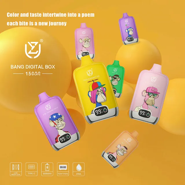 UZY Bang Digital 15000 Einweg E-Zigarette 20ml