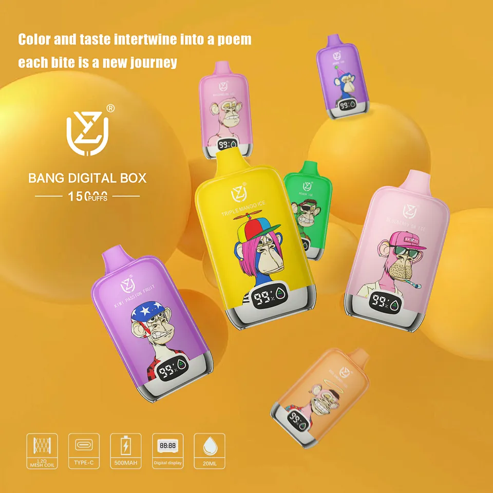UZY Bang Digital 15000 Einweg E-Zigarette 20ml
