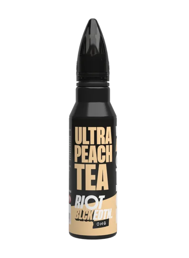 Riot Squad BLCK EDTN Ultra Peach Tea Shortfill 2x50ml