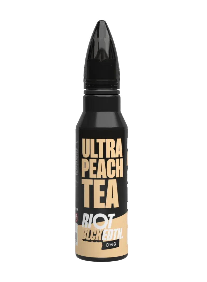 Riot Squad BLCK EDTN Ultra Peach Tea Shortfill 2x50ml