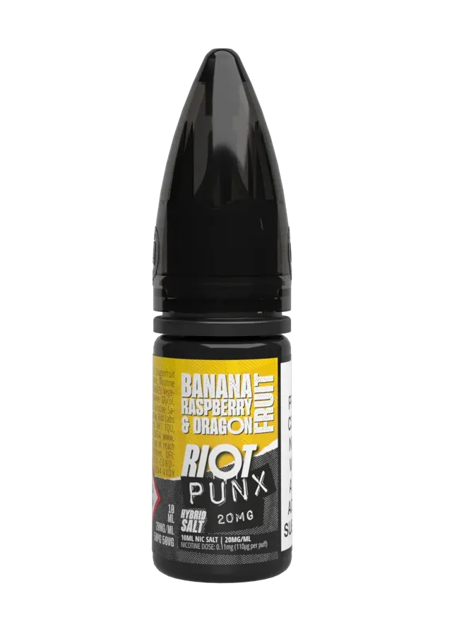 Riot Squad Punx Banana Raspberry E-Liquid 10ml 10mg Banane