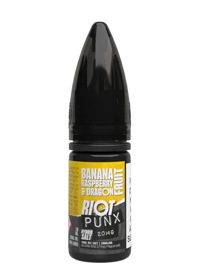 Riot Squad Punx Banana Raspberry E-Liquid 10ml 10mg Banane