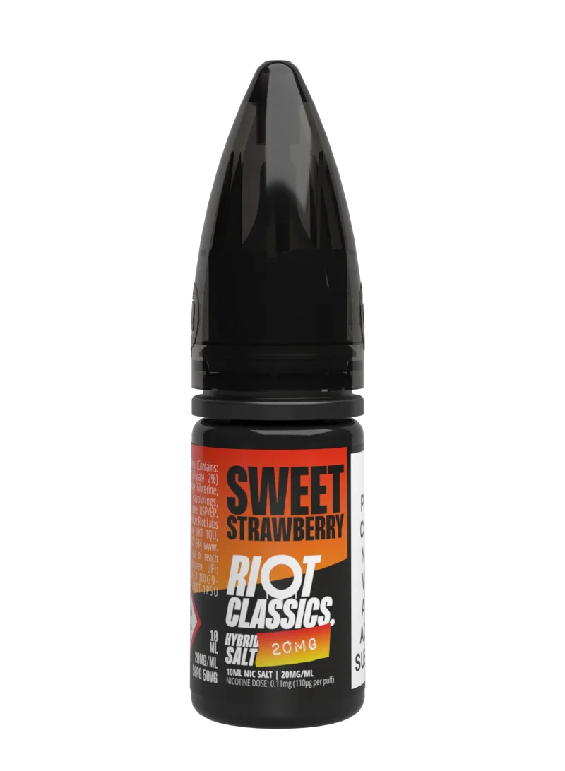 Riot Squad Classics Salt Liquid Sweet Strawberry 10mg 10ml
