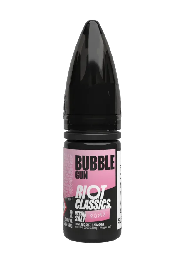 Riot Squad Classics Salt Bubblegun Hybrid Liquid 10ml 10mg