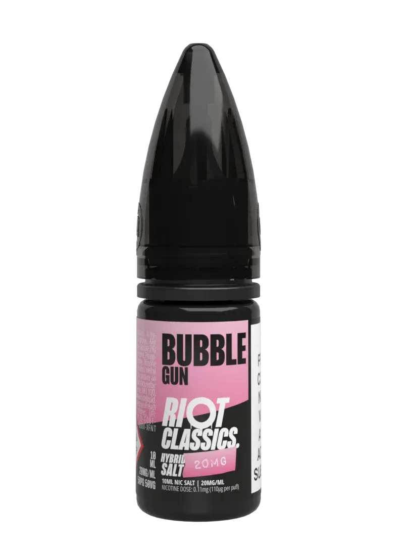 Riot Squad Classics Salt Bubblegun Hybrid Liquid 10ml 10mg