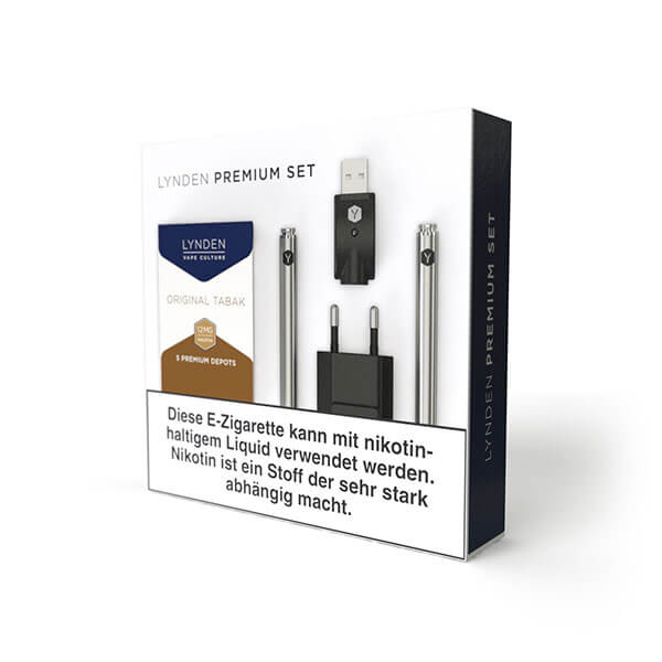 LYNDEN Premium Set Cigalike Original Tabak 12mg 2x280mAh