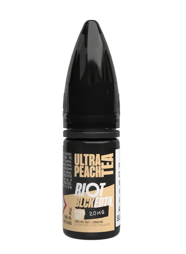 Riot Squad BLCK EDTN Ultra Peach Tea Liquid 10ml 10mg