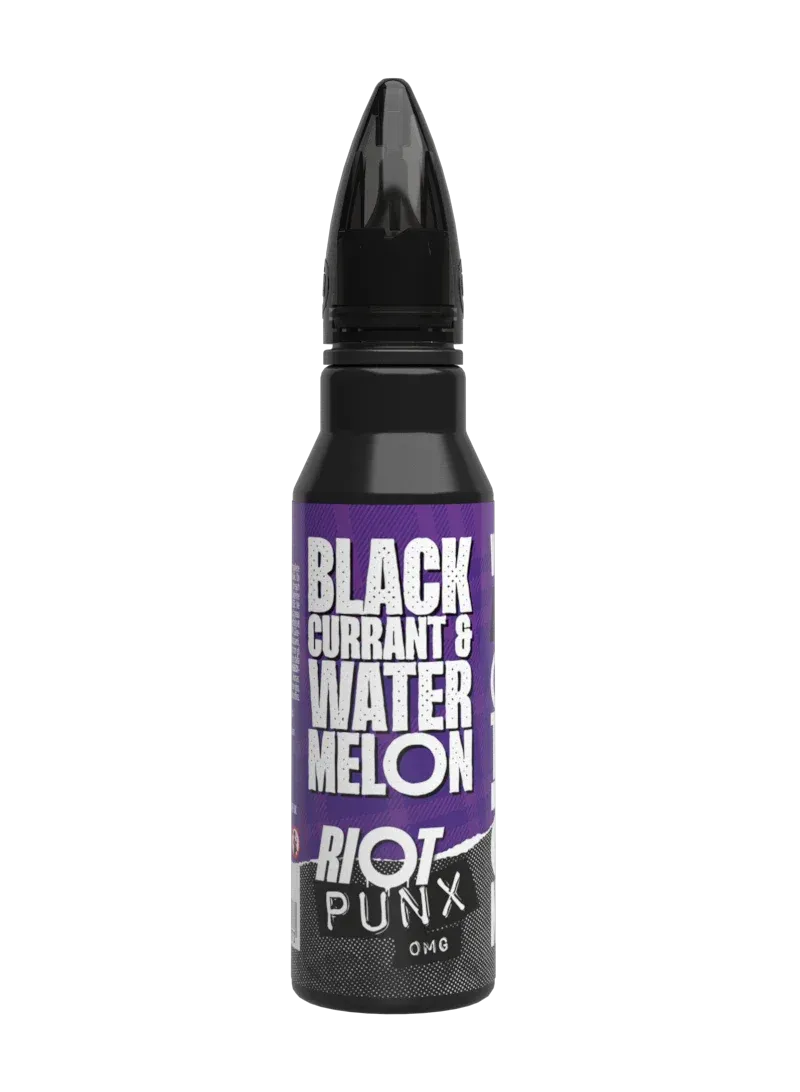 Riot Squad Punx Blackcurrant Watermelon Shortfill 50ml 0mg