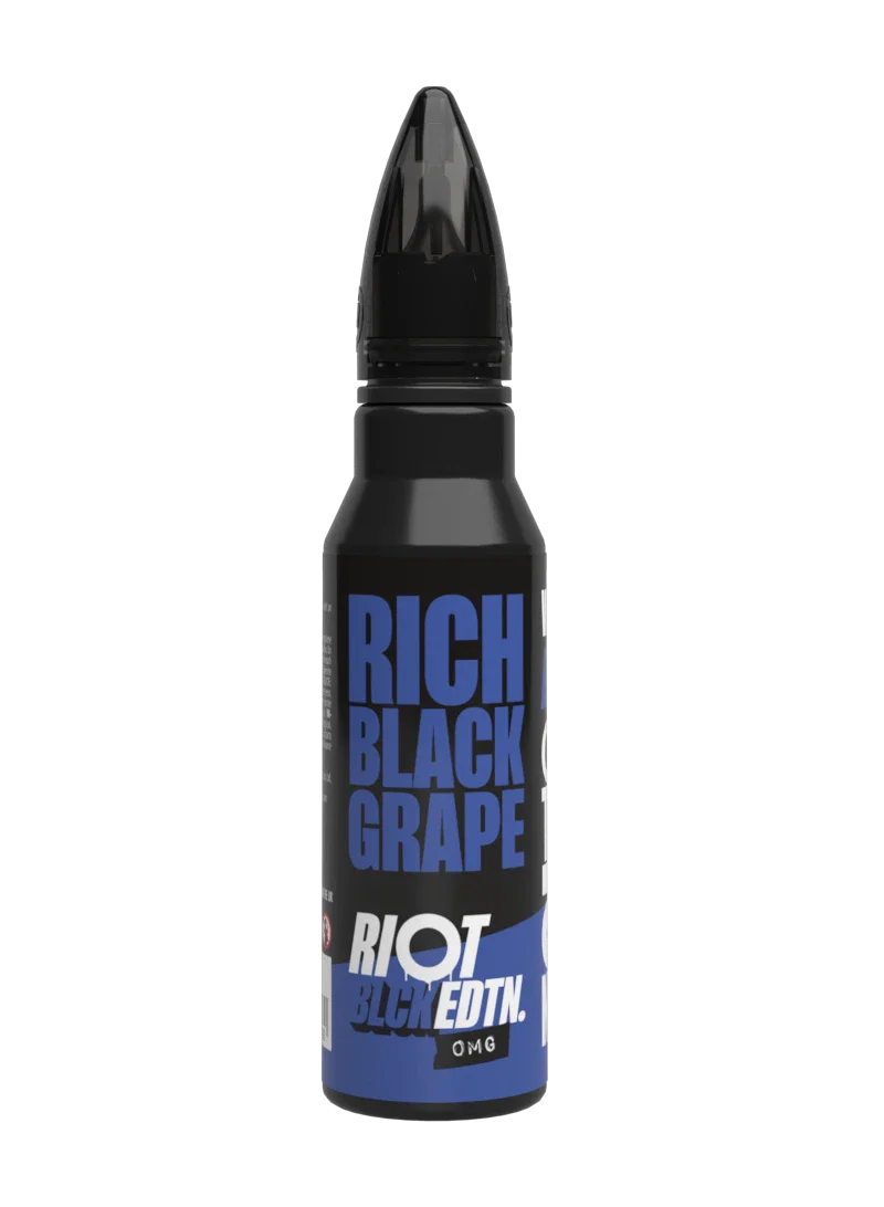 Riot Squad BLCK EDTN Rich Black Grape E-Liquid 2x50ml Traube-Minze