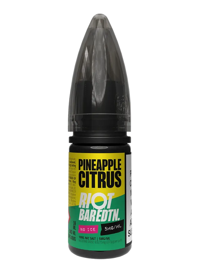 Riot Squad BAR EDTN Liquid Pineapple Citrus No Ice 10mg 10ml