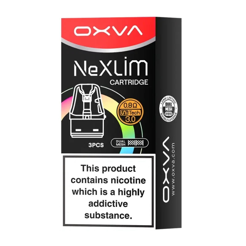 OXVA NeXLIM Unitech 3.0 Ersatzpods 0.6 Ohm 2ml 3 Stück