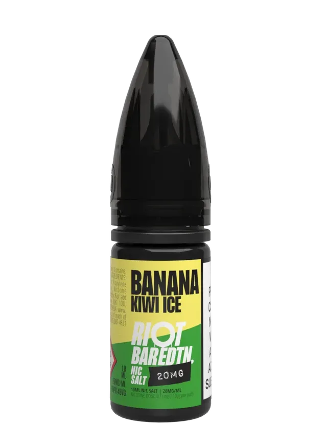 Riot Squad BAR EDTN Banana Kiwi Ice Nikotinsalz Liquid 10ml 10mg