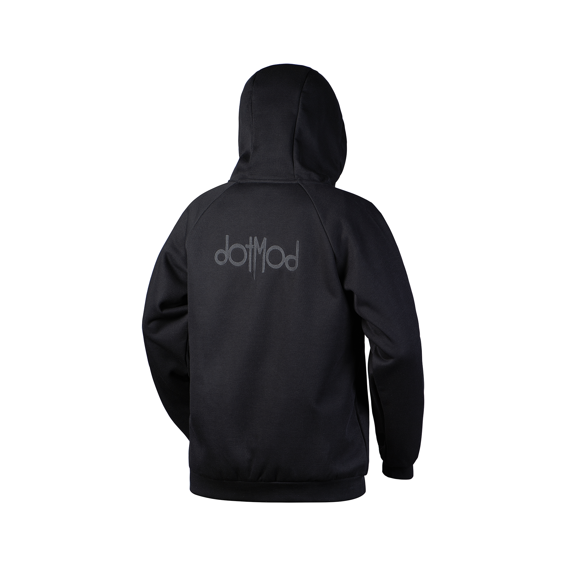 DotMod Blackout Hoodie Kapuzenpullover Größe L schwarz