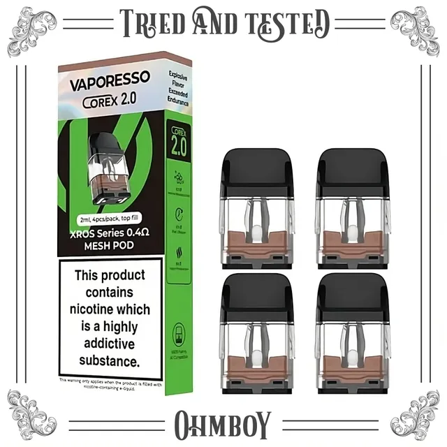 Vaporesso XROS Corex 2.0 Pod 0,8 Ohm 2ml 4 Stück