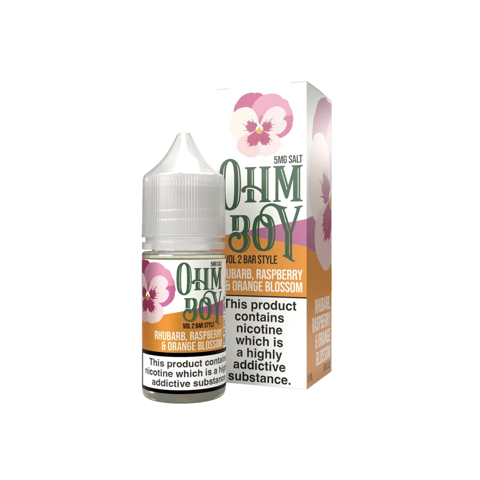 Ohm Boy Volume II Rhubarb Raspberry Orange 10mg 10ml