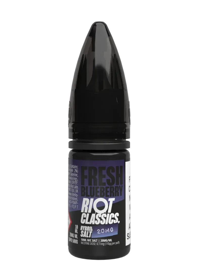 Riot Squad Classics Salt Fresh Blueberry Nikotinsalz Liquid 10ml 10mg