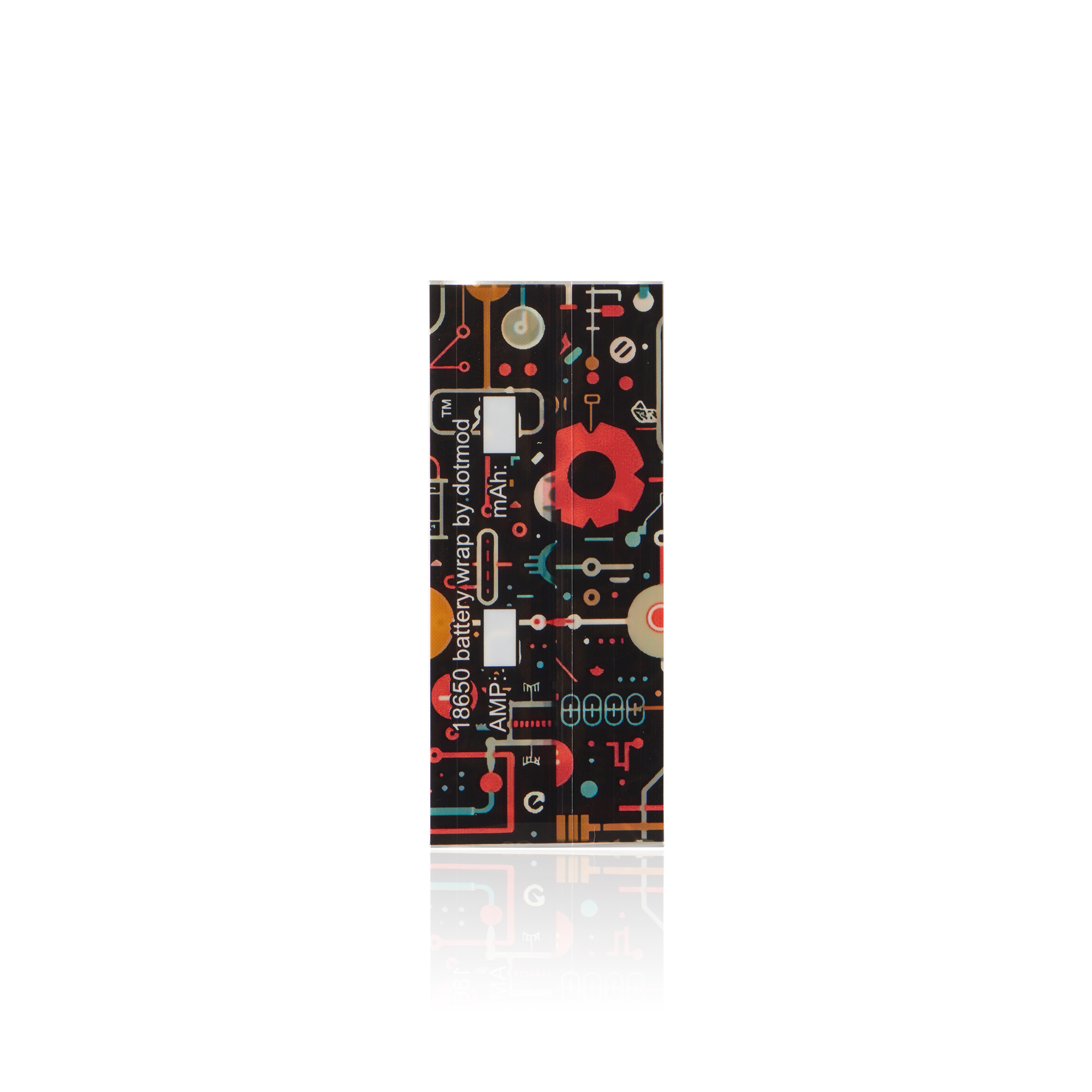 DotMod 18650 Battery Wraps 5 Stück Tech Akkuhüllen