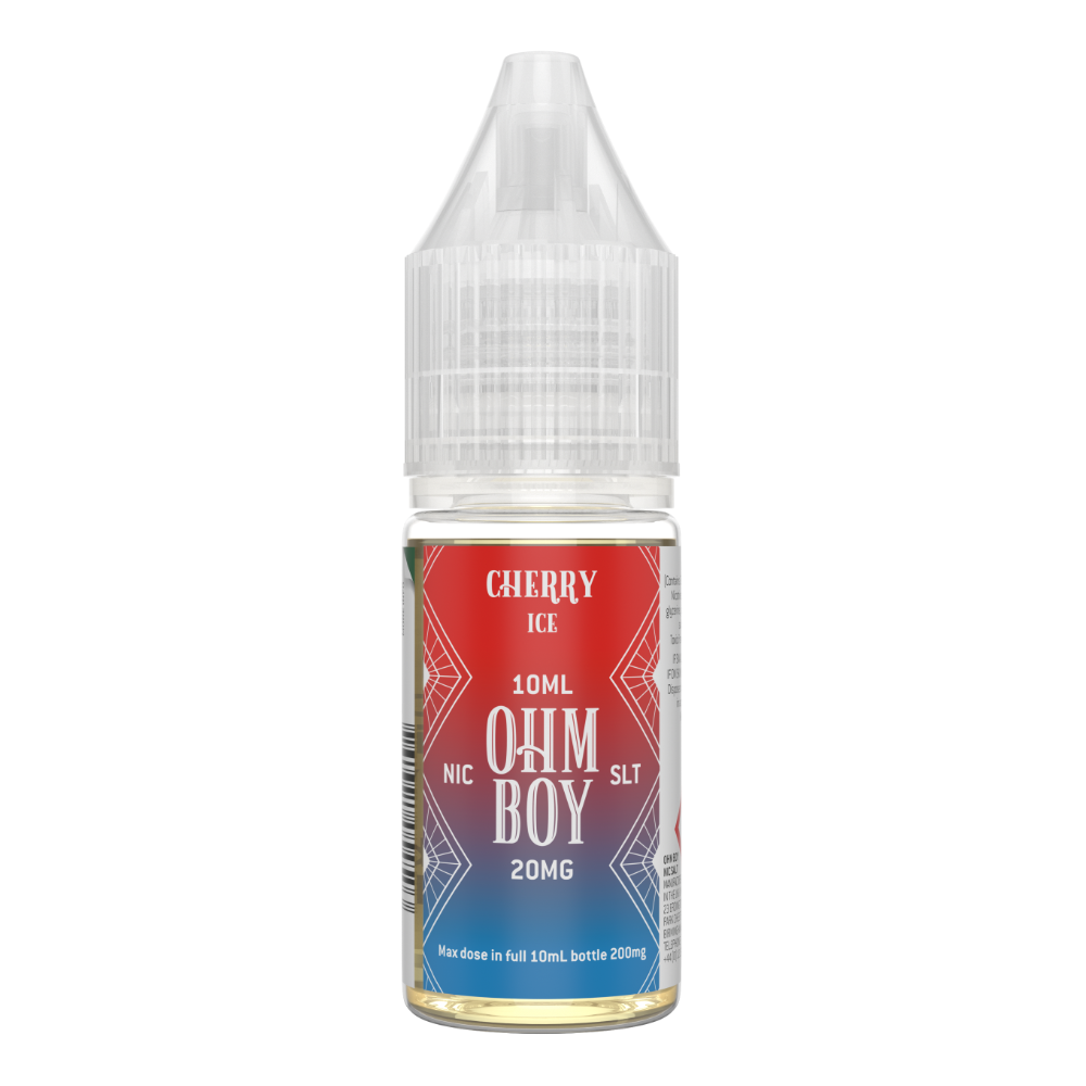 Ohm Boy SLT Cherry Ice Nic Salt E-Liquid 10ml 10mg Frucht