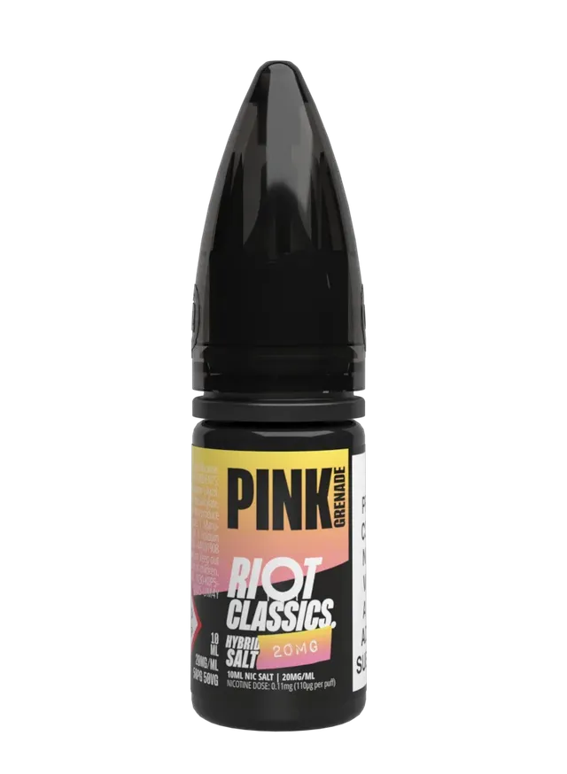 Riot Squad Classics Pink Grenade Nikotinsalz Liquid 10mg 10ml Zitrone