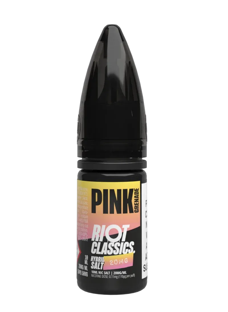 Riot Squad Classics Pink Grenade Nikotinsalz Liquid 10mg 10ml Zitrone