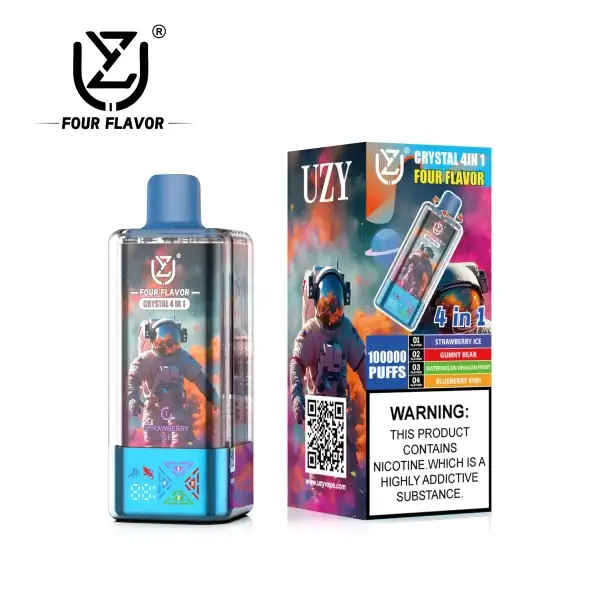 UZY Crystal 4 in 1 100000 Einweg E-Zigarette 56ml