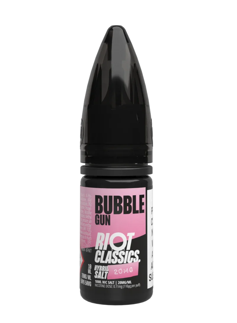 Riot Squad Classics Salt Bubblegun Hybrid Liquid 10ml 10mg