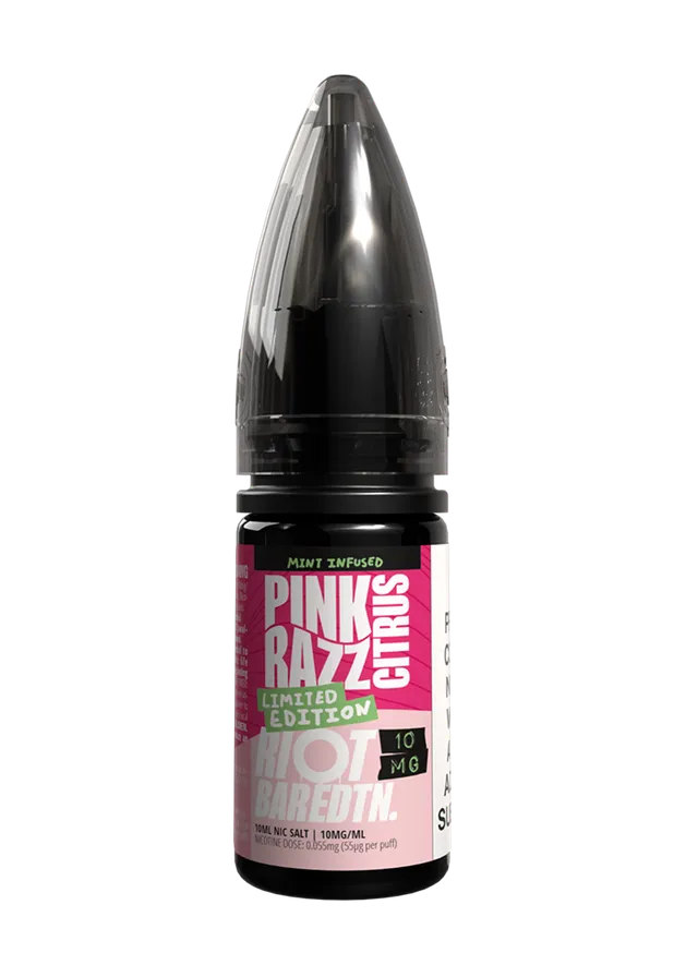Riot Squad Bar Edtn Pink Razz Citrus E-Liquid 10ml Minze