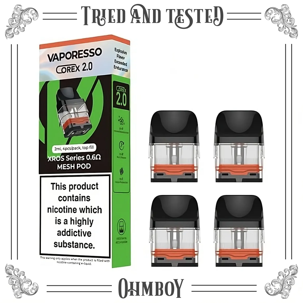 Vaporesso XROS Corex 2.0 Pod 0,8 Ohm 2ml 4 Stück