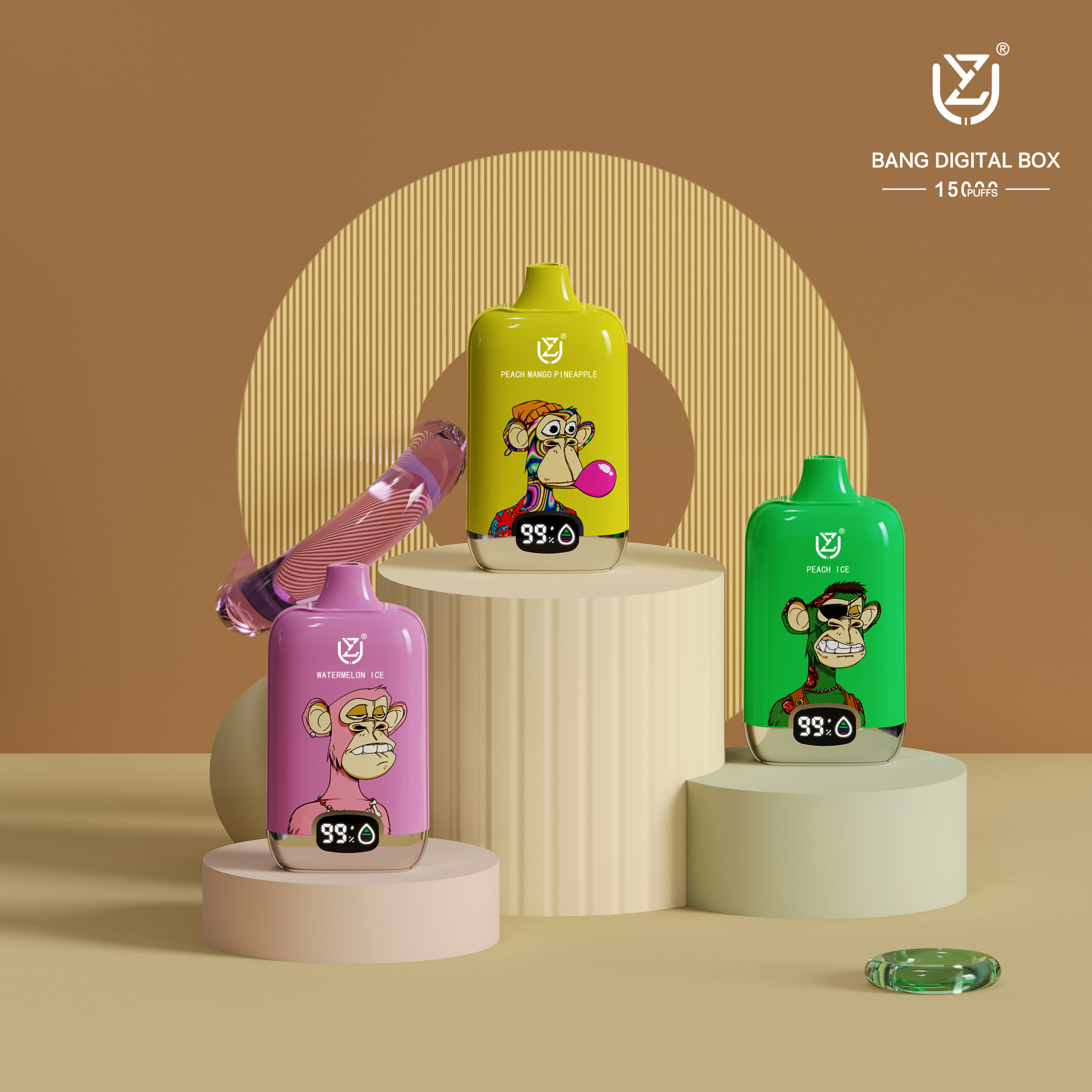 UZY Bang Digital 15000 Einweg E-Zigarette 20ml