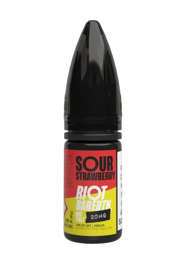 Riot Squad BAR EDTN Sour Strawberry Nikotinsalz Liquid 10ml 10mg
