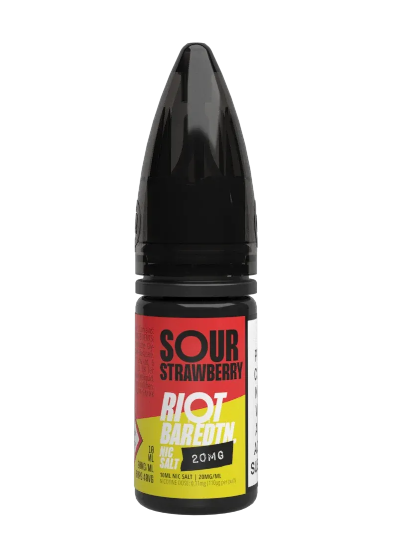 Riot Squad BAR EDTN Sour Strawberry Nikotinsalz Liquid 10ml 10mg