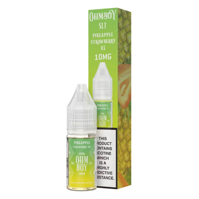 Ohm Boy SLT Pineapple Strawberry Ice Liquid 10ml 10mg