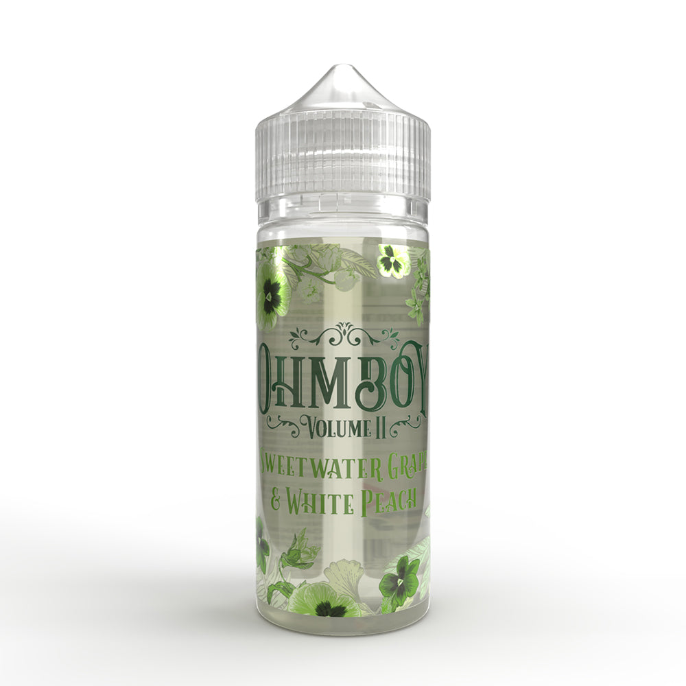 Ohm Boy Volume II Sweetwater Grape White Peach Shortfill 100ml 0mg