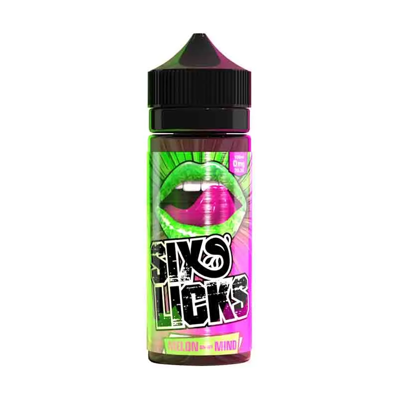 Six Licks Originals Melon On My Mind Shortfill 100ml 0mg Melone