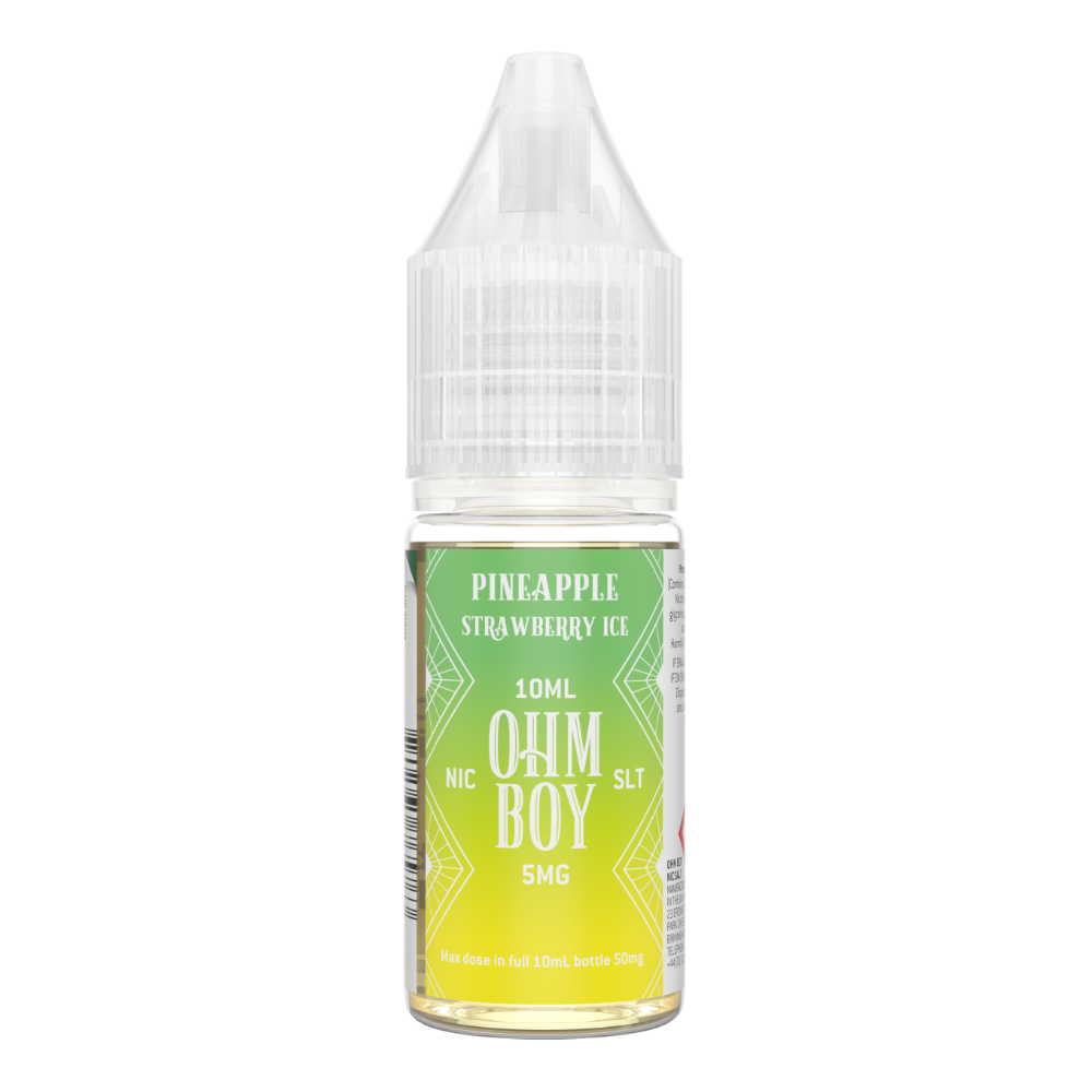 Ohm Boy SLT Pineapple Strawberry Ice Liquid 10ml 10mg