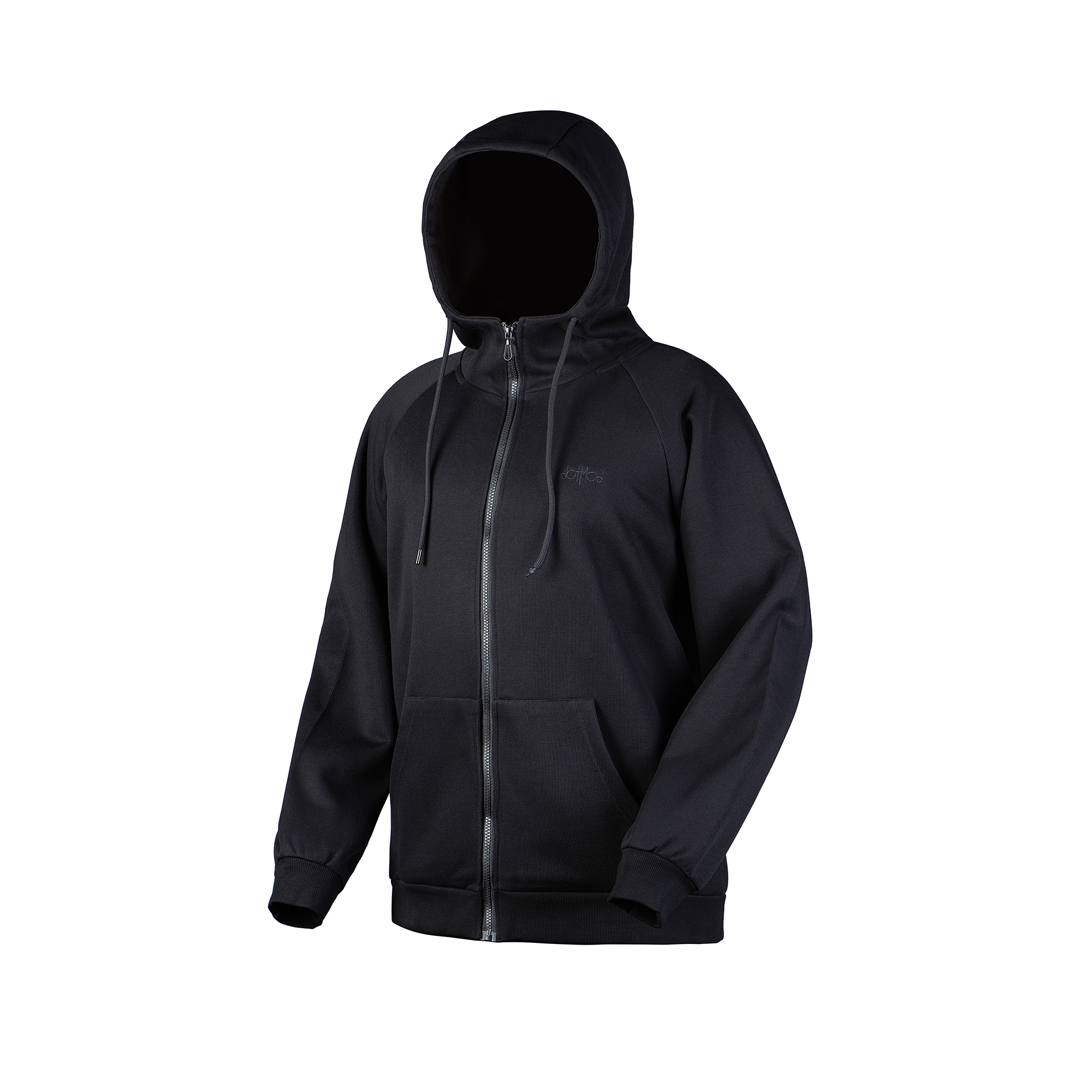 DotMod Blackout Hoodie Kapuzenpullover Größe L schwarz