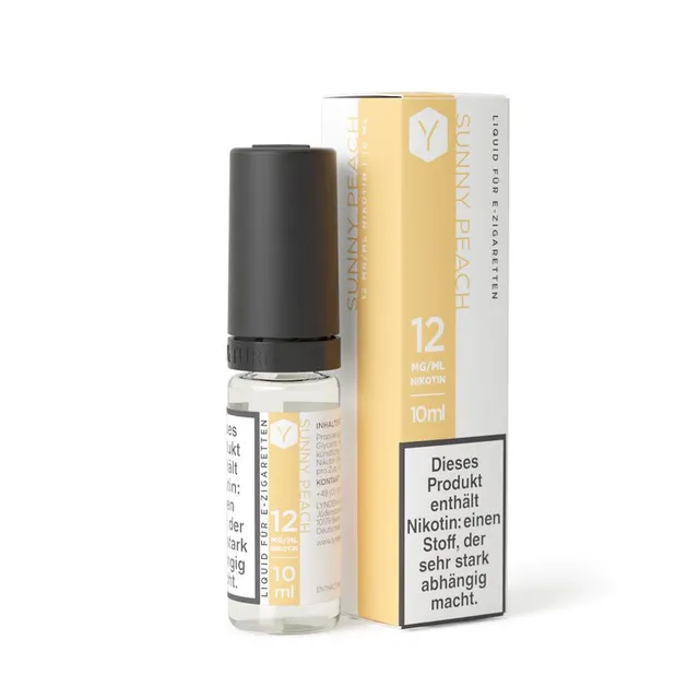 LYNDEN Liquids Sunny Peach Liquid 10ml 0mg 70/30