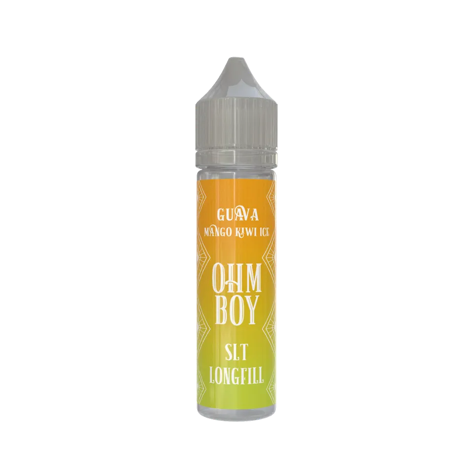 Ohm Boy SLT Guava Mango Kiwi Ice Longfill 60ml Tropical 0mg